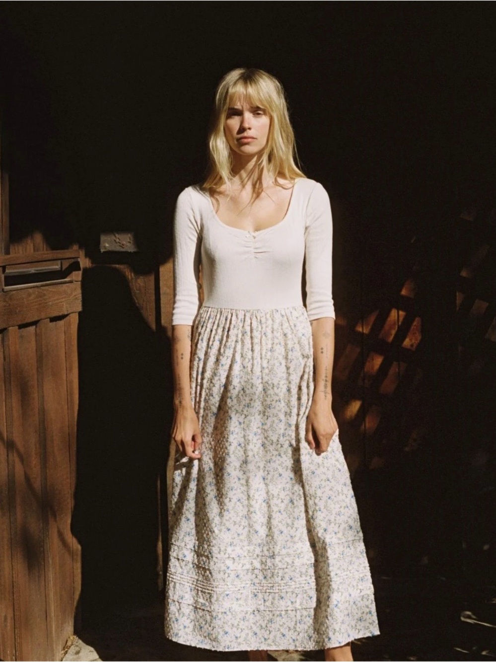 Evelyn Dress in Sea Spray